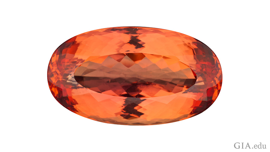 One of the most sought-after November birthstones is this pinkish orange Imperial topaz One of the most sought-after November birthstones is this pinkish orange Imperial topaz