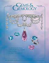 Gems & Gemology, Summer 2008, Volume 44, No. 2 Gems & Gemology, Summer 2008, Volume 44, No. 2