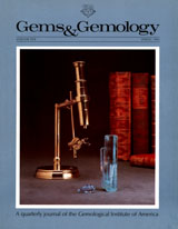 Gems & Gemology, Spring 1981, Vol. 17, No. 1 Gems & Gemology, Spring 1981, Vol. 17, No. 1