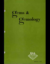 Gems & Gemology, Spring 1972, Vol. 14, No. 1 Gems & Gemology, Spring 1972, Vol. 14, No. 1