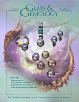 Gems & Gemology, Spring 2004, Volume. 40, No. 1 Gems & Gemology, Spring 2004, Volume. 40, No. 1