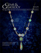 Gems & Gemology, Spring 2023, Vol. 59, No. 1 Gems & Gemology, Spring 2023, Vol. 59, No. 1
