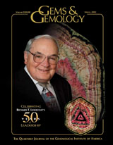 Gems & Gemology, Spring 2002, Vol. 38, No. 1 Gems & Gemology, Spring 2002, Vol. 38, No. 1