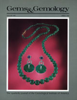 Gems & Gemology, Spring 1982, Vol. 18, No. 1 Gems & Gemology, Spring 1982, Vol. 18, No. 1