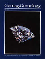 Gems & Gemology, Spring 1984, Vol. 20, No. 1 Gems & Gemology, Spring 1984, Vol. 20, No. 1