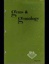 Gems & Gemology, Spring 1977, Vol. 15, No. 9 Gems & Gemology, Spring 1977, Vol. 15, No. 9