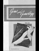 Gems & Gemology, Fall 1955, Vol. 8, No. 7 Gems & Gemology, Fall 1955, Vol. 8, No. 7