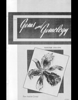 Gems & Gemology, Winter 1953, Vol. 7, No. 12 Gems & Gemology, Winter 1953, Vol. 7, No. 12