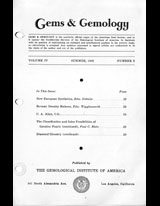 Gems & Gemology, Summer 1942, Vol. 4, No. 2 Gems & Gemology, Summer 1942, Vol. 4, No. 2