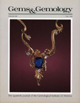 Gems & Gemology, Fall 1982, Vol. 17, No. 7 Gems & Gemology, Fall 1982, Vol. 17, No. 7