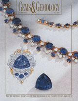 Gems & Gemology, Fall 1997, Vol. 33, No. 3 Gems & Gemology, Fall 1997, Vol. 33, No. 3