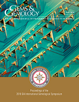 Gems & Gemology, Fall 2018, Vol. 54, No. 3 Gems & Gemology, Fall 2018, Vol. 54, No. 3