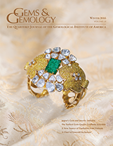 Gems & Gemology, Winter 2016, Vol. 52, No. 4 Gems & Gemology, Winter 2016, Vol. 52, No. 4