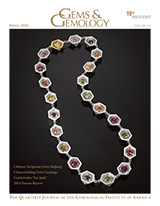 Gems & Gemology, Spring 2024, Vol. 60, No. 1 Gems & Gemology, Spring 2024, Vol. 60, No. 1