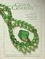 Gems & Gemology, Fall 2009, Volume 45, No. 3 Gems & Gemology, Fall 2009, Volume 45, No. 3
