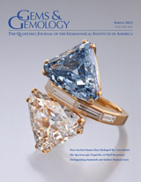 Gems & Gemology, Spring 2013, Vol. 49, No. 1 Gems & Gemology, Spring 2013, Vol. 49, No. 1
