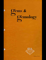 Gems & Gemology, Fall 1971, Vol. 13, No. 11 Gems & Gemology, Fall 1971, Vol. 13, No. 11