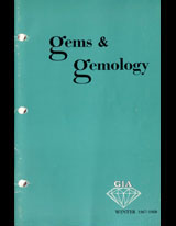 Gems & Gemology, Winter 1967, Vol. 12, No. 8 Gems & Gemology, Winter 1967, Vol. 12, No. 8
