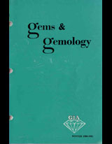 Gems & Gemology, Winter 1980, Vol. 16, No. 12 Gems & Gemology, Winter 1980, Vol. 16, No. 12