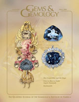 Gems & Gemology, Spring 2009, Vol. 45, No. 1 Gems & Gemology, Spring 2009, Vol. 45, No. 1