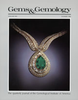 Gems & Gemology, Summer 1986, Volume 22, No. 2 Gems & Gemology, Summer 1986, Volume 22, No. 2