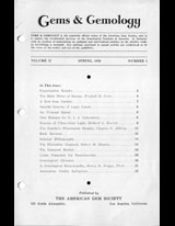 Gems & Gemology, Spring 1936, Vol. 2, No. 1 Gems & Gemology, Spring 1936, Vol. 2, No. 1