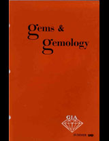 Gems & Gemology, Summer 1969, Vol. 13, No. 2 Gems & Gemology, Summer 1969, Vol. 13, No. 2