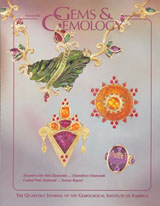 Gems & Gemology, Spring 2005, Vol. 41, No. 1 Gems & Gemology, Spring 2005, Vol. 41, No. 1