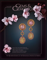Gems & Gemology, Spring 2010, Volume 46, No. 1 Gems & Gemology, Spring 2010, Volume 46, No. 1