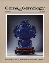 Gems & Gemology, Winter 1981, Vol. 17, No. 4 Gems & Gemology, Winter 1981, Vol. 17, No. 4