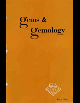 Gems & Gemology, Fall 1974, Vol. 14, No. 11 Gems & Gemology, Fall 1974, Vol. 14, No. 11