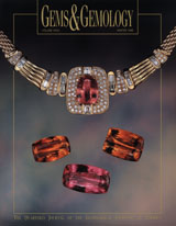 Gems & Gemology, Winter 1996, Volume 32, No. 4 Gems & Gemology, Winter 1996, Volume 32, No. 4