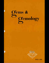 Gems & Gemology, Fall 1968, Vol. 12, No. 11 Gems & Gemology, Fall 1968, Vol. 12, No. 11