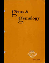 Gems & Gemology, Fall 1972, Vol. 14, No. 3 Gems & Gemology, Fall 1972, Vol. 14, No. 3