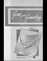 Gems & Gemology, Summer 1950, Vol. 6, No. 10 Gems & Gemology, Summer 1950, Vol. 6, No. 10