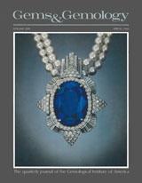 Gems & Gemology, Spring 1988, Vol. 24, No. 1 Gems & Gemology, Spring 1988, Vol. 24, No. 1
