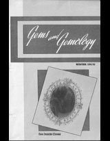 Gems & Gemology, Winter 1951, Vol. 7, No. 4 Gems & Gemology, Winter 1951, Vol. 7, No. 4