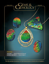 Gems & Gemology, Spring 2001, Vol. 37, No. 1 Gems & Gemology, Spring 2001, Vol. 37, No. 1
