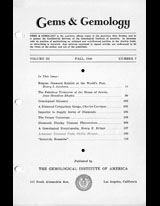 Gems & Gemology, Fall 1939, Vol. 3, No. 7 Gems & Gemology, Fall 1939, Vol. 3, No. 7