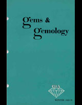 Gems & Gemology, Winter 1969, Vol. 13, No. 4 Gems & Gemology, Winter 1969, Vol. 13, No. 4