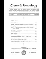 Gems & Gemology, Winter 1934, Vol. 1, No. 6 Gems & Gemology, Winter 1934, Vol. 1, No. 6