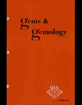 Gems & Gemology, Summer 1976, Vol. 15, No. 6 Gems & Gemology, Summer 1976, Vol. 15, No. 6