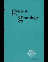 Gems & Gemology, Winter 1972, Vol. 14, No. 4 Gems & Gemology, Winter 1972, Vol. 14, No. 4