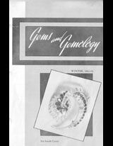 Gems & Gemology, winter 1963, Vol. 11, No. 4 Gems & Gemology, winter 1963, Vol. 11, No. 4