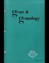 Gems & Gemology, Winter 1971, Vol. 13, No. 12 Gems & Gemology, Winter 1971, Vol. 13, No. 12