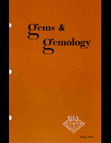 Gems & Gemology, Fall 1973, Vol. 14, No. 7 Gems & Gemology, Fall 1973, Vol. 14, No. 7