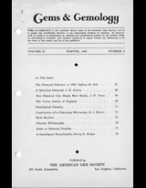 Gems & Gemology, Winter 1936, Vol. 2, No. 4 Gems & Gemology, Winter 1936, Vol. 2, No. 4