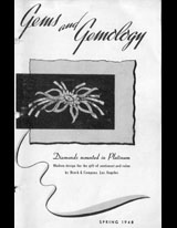 Gems & Gemology, Spring 1948, Vol. 6, No. 1 Gems & Gemology, Spring 1948, Vol. 6, No. 1