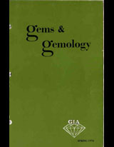 Gems & Gemology, Spring 1976, Vol. 15, No. 5 Gems & Gemology, Spring 1976, Vol. 15, No. 5