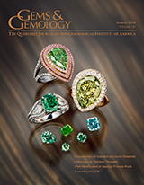 Gems & Gemology, Spring 2018, Vol. 54, No. 1 Gems & Gemology, Spring 2018, Vol. 54, No. 1